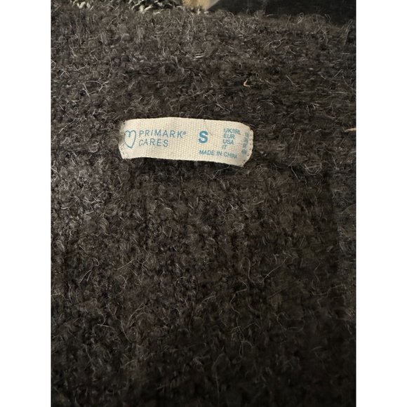 Primark Cares gray button down cardigan sweater Small (6/8) - Picture 3 of 5